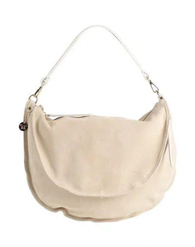 Laura Di Maggio Woman Handbag Cream Size - Leather In White