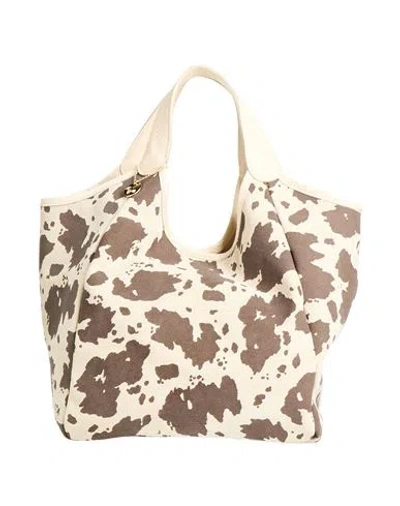 Laura Di Maggio Woman Handbag Cream Size - Leather In White