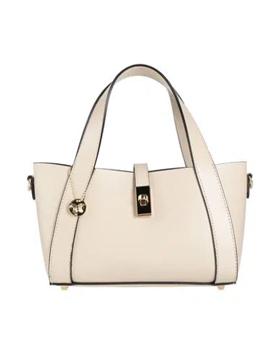 Laura Di Maggio Woman Handbag Cream Size - Leather In Neutral