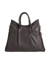 Laura Di Maggio Woman Handbag Dark Brown Size - Calfskin