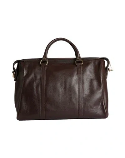 Laura Di Maggio Woman Handbag Dark Brown Size - Leather