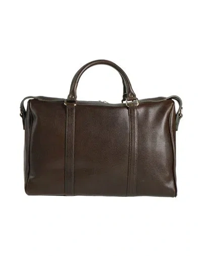 Laura Di Maggio Woman Handbag Dark Brown Size - Leather