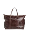 Laura Di Maggio Woman Handbag Dark Brown Size - Leather In Brown