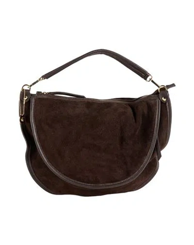 Laura Di Maggio Woman Handbag Dark Brown Size - Leather