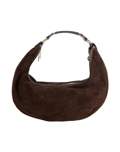 Laura Di Maggio Woman Handbag Dark Brown Size - Leather