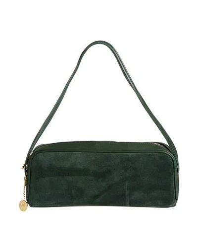 Laura Di Maggio Woman Handbag Dark Green Size - Leather