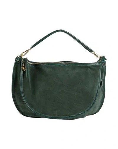 Laura Di Maggio Woman Handbag Dark Green Size - Leather