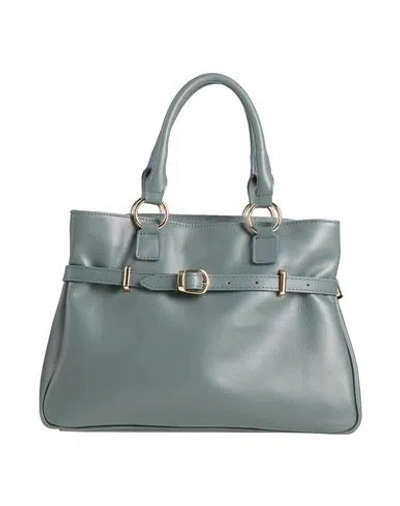 Laura Di Maggio Woman Handbag Deep Teal Size - Leather In Green