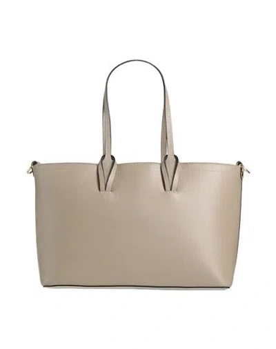 Laura Di Maggio Woman Handbag Dove Grey Size - Leather In Gray