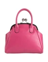Laura Di Maggio Woman Handbag Fuchsia Size - Leather In Pink