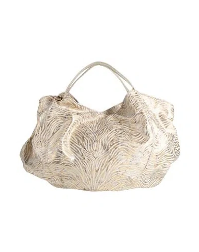 Laura Di Maggio Woman Handbag Gold Size - Leather
