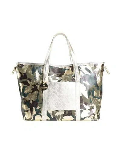 Laura Di Maggio Woman Handbag Gold Size - Leather In Green