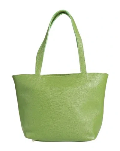 Laura Di Maggio Woman Handbag Green Size - Leather