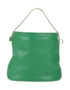 Laura Di Maggio Woman Handbag Green Size - Leather