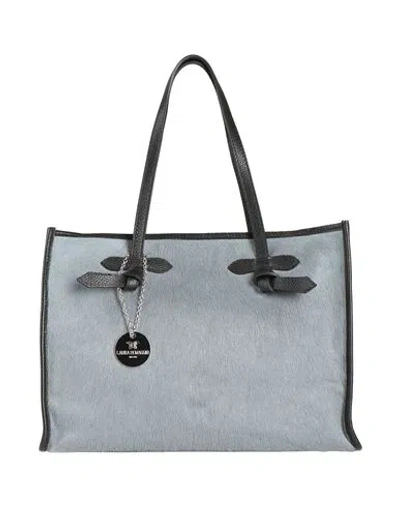Laura Di Maggio Woman Handbag Grey Size - Leather In Gray