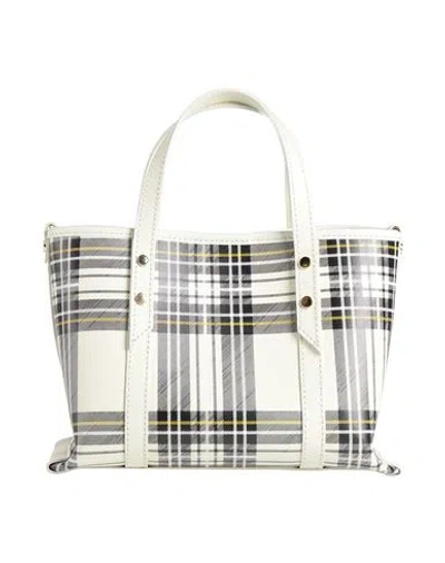 Laura Di Maggio Woman Handbag Ivory Size - Leather In White