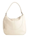 Laura Di Maggio Woman Handbag Ivory Size - Leather In White