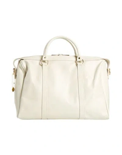 Laura Di Maggio Woman Handbag Ivory Size - Leather In White