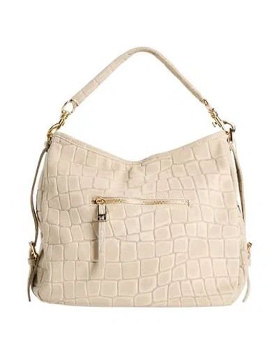 Laura Di Maggio Woman Handbag Ivory Size - Leather In White