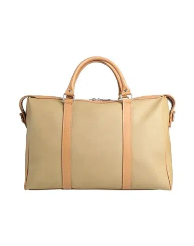 Laura Di Maggio Woman Handbag Khaki Size - Calfskin In Neutral