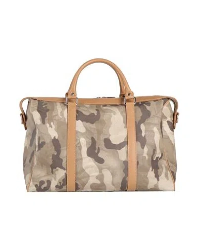 Laura Di Maggio Woman Handbag Khaki Size - Leather In Neutral