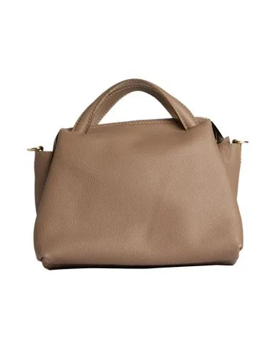 Laura Di Maggio Woman Handbag Light Brown Size - Leather In Sand
