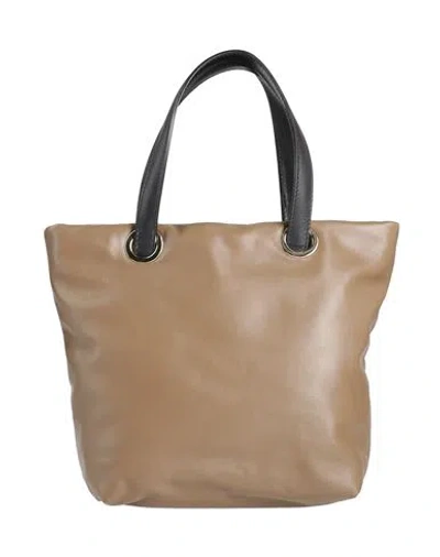 Laura Di Maggio Woman Handbag Light Brown Size - Leather