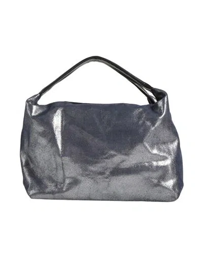 Laura Di Maggio Woman Handbag Midnight Blue Size - Leather