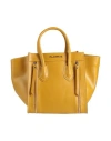 Laura Di Maggio Woman Handbag Mustard Size - Leather In Yellow