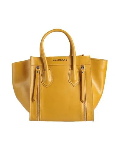 Laura Di Maggio Woman Handbag Mustard Size - Leather In Yellow