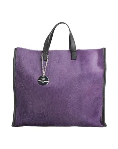 Laura Di Maggio Woman Handbag Purple Size - Calfskin