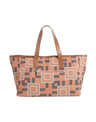 Laura Di Maggio Woman Handbag Rust Size - Leather In Red