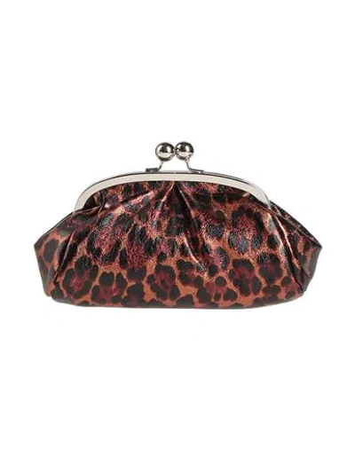 Laura Di Maggio Woman Handbag Rust Size - Leather In Red