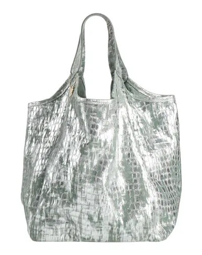 Laura Di Maggio Woman Handbag Sage Green Size - Leather