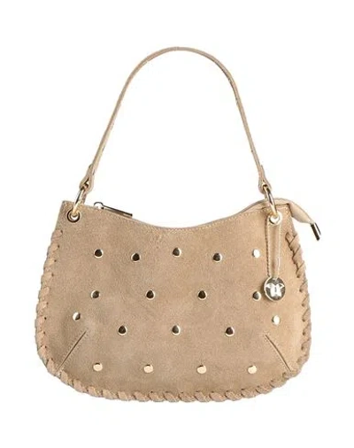 Laura Di Maggio Woman Handbag Sand Size - Leather