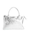 Laura Di Maggio Woman Handbag Silver Size - Leather
