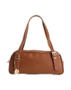 Laura Di Maggio Woman Handbag Tan Size - Leather In Brown