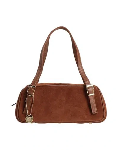 Laura Di Maggio Woman Handbag Tan Size - Leather In Brown