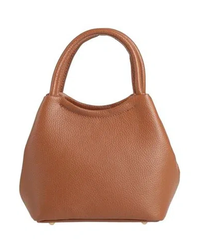 Laura Di Maggio Woman Handbag Tan Size - Leather In Brown