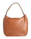 Laura Di Maggio Woman Handbag Tan Size - Leather In Brown