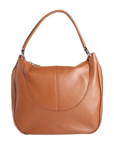 Laura Di Maggio Woman Handbag Tan Size - Leather In Brown