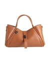 Laura Di Maggio Woman Handbag Tan Size - Leather In Brown