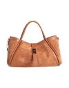 Laura Di Maggio Woman Handbag Tan Size - Leather In Brown