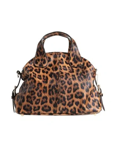 Laura Di Maggio Woman Handbag Tan Size - Leather In Brown