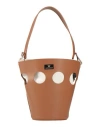 Laura Di Maggio Woman Handbag Tan Size - Leather In Brown