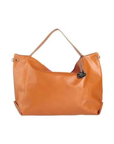 Laura Di Maggio Woman Handbag Tan Size - Leather In Brown