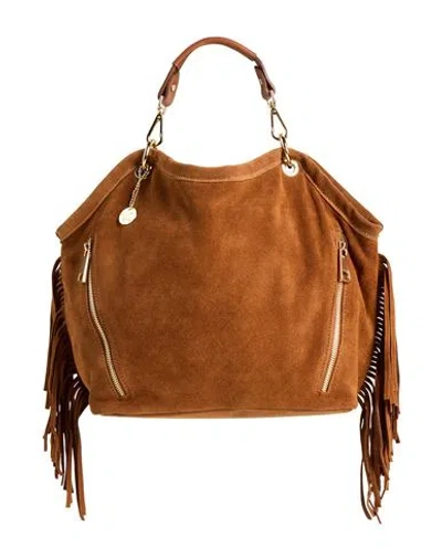 Laura Di Maggio Woman Handbag Tan Size - Leather In Brown