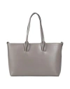 Laura Di Maggio Woman Handbag Taupe Size - Leather In Grey