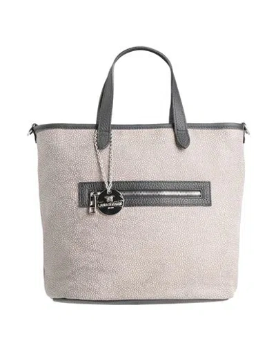 Laura Di Maggio Woman Handbag Taupe Size - Leather In Gray