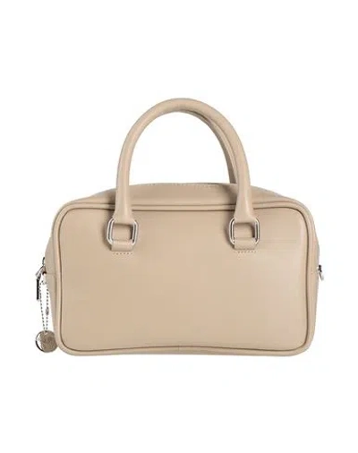 Laura Di Maggio Woman Handbag Taupe Size - Leather In Brown